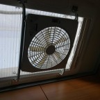 Ventilator Dachklappe umfunktioniert