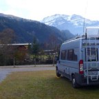 Campingplatz Lenk im Simmental/Schweiz, Ende Oktober 2011