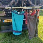 Wäscheleine für Fahrradständer